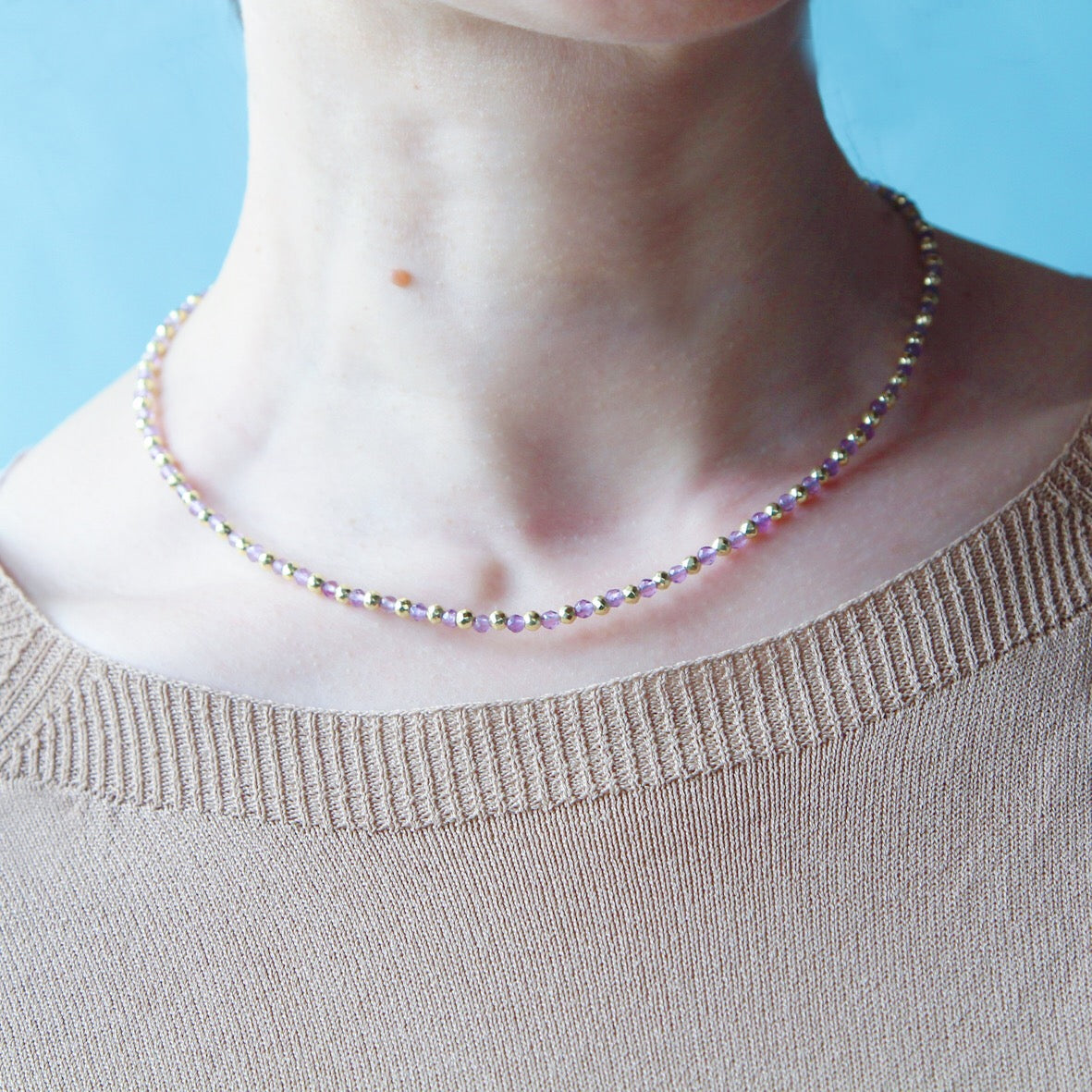 Collana Eterea Ametista
