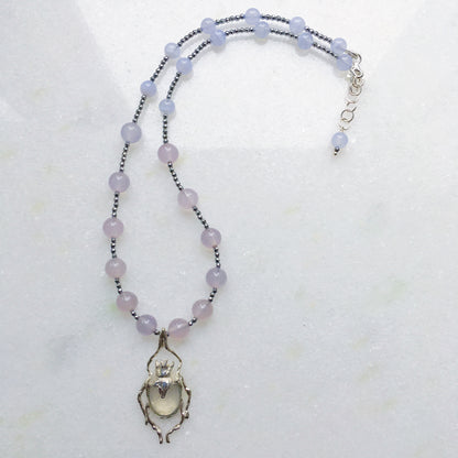 Collana scarabeo Luna