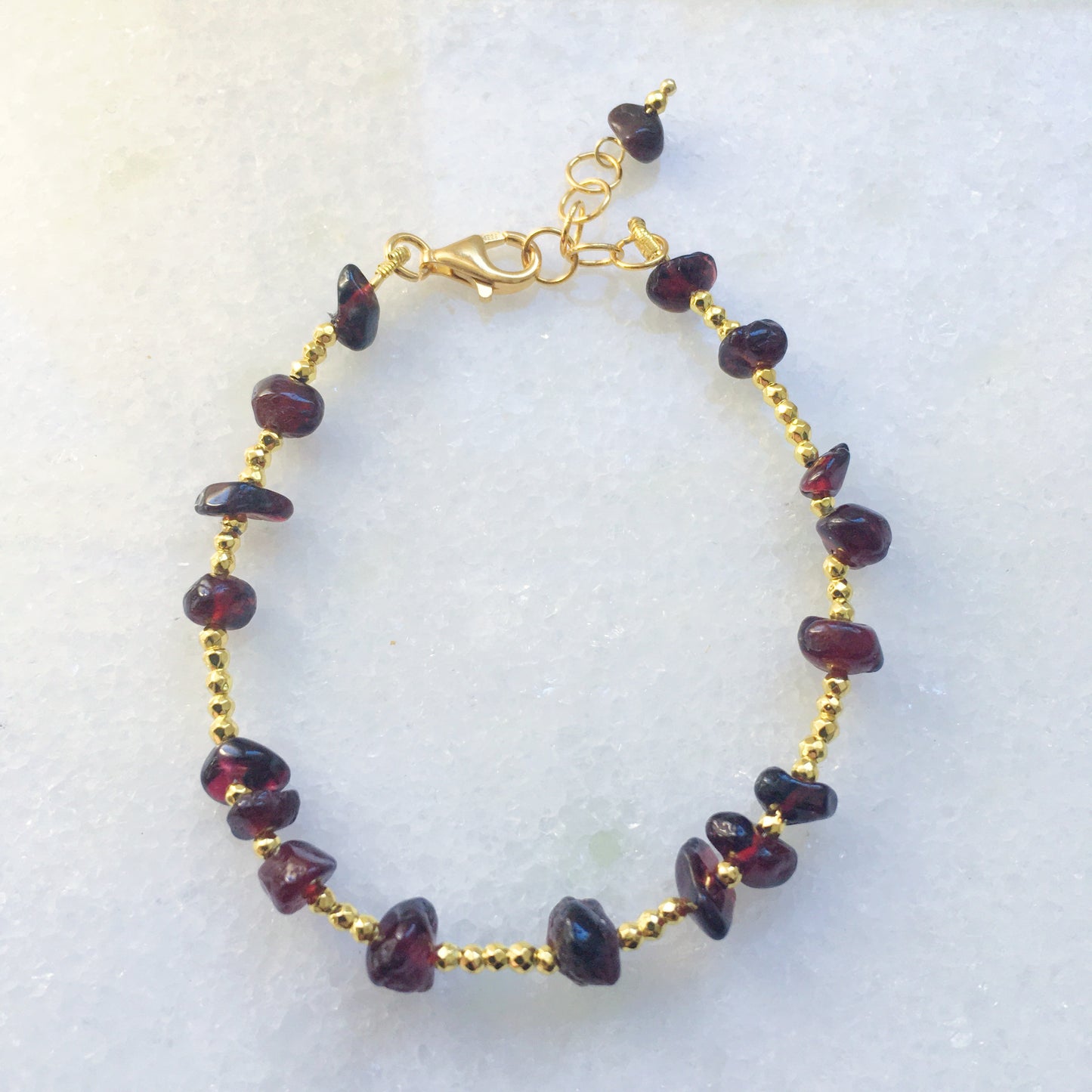 Bracciale cips Granato