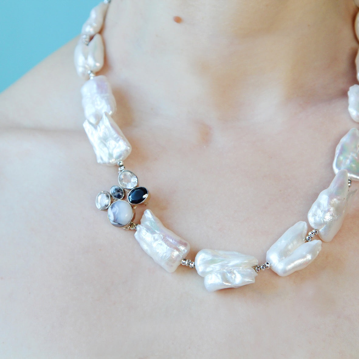 Collana Mosaico perle