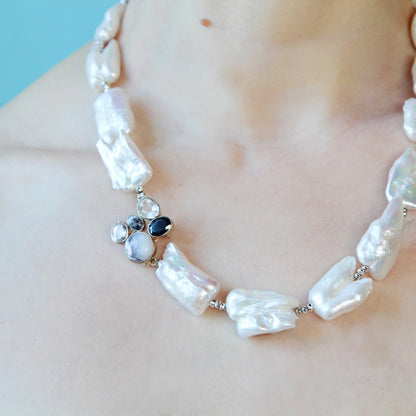 Collana Mosaico perle