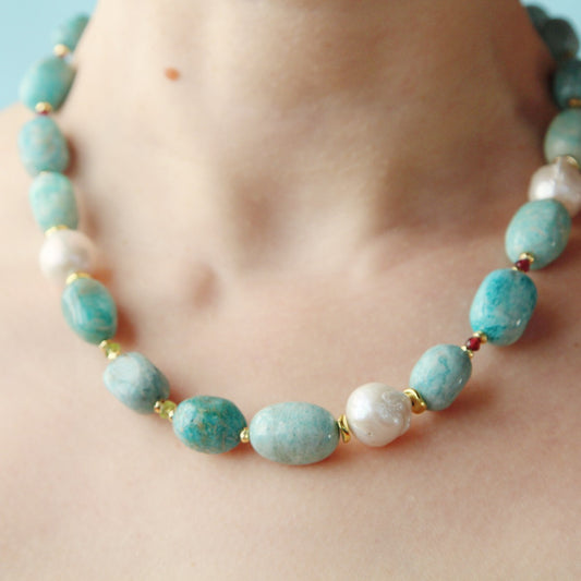 Collana Orchidea Azzurra