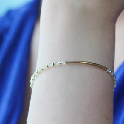 Bracciale luna prehnite