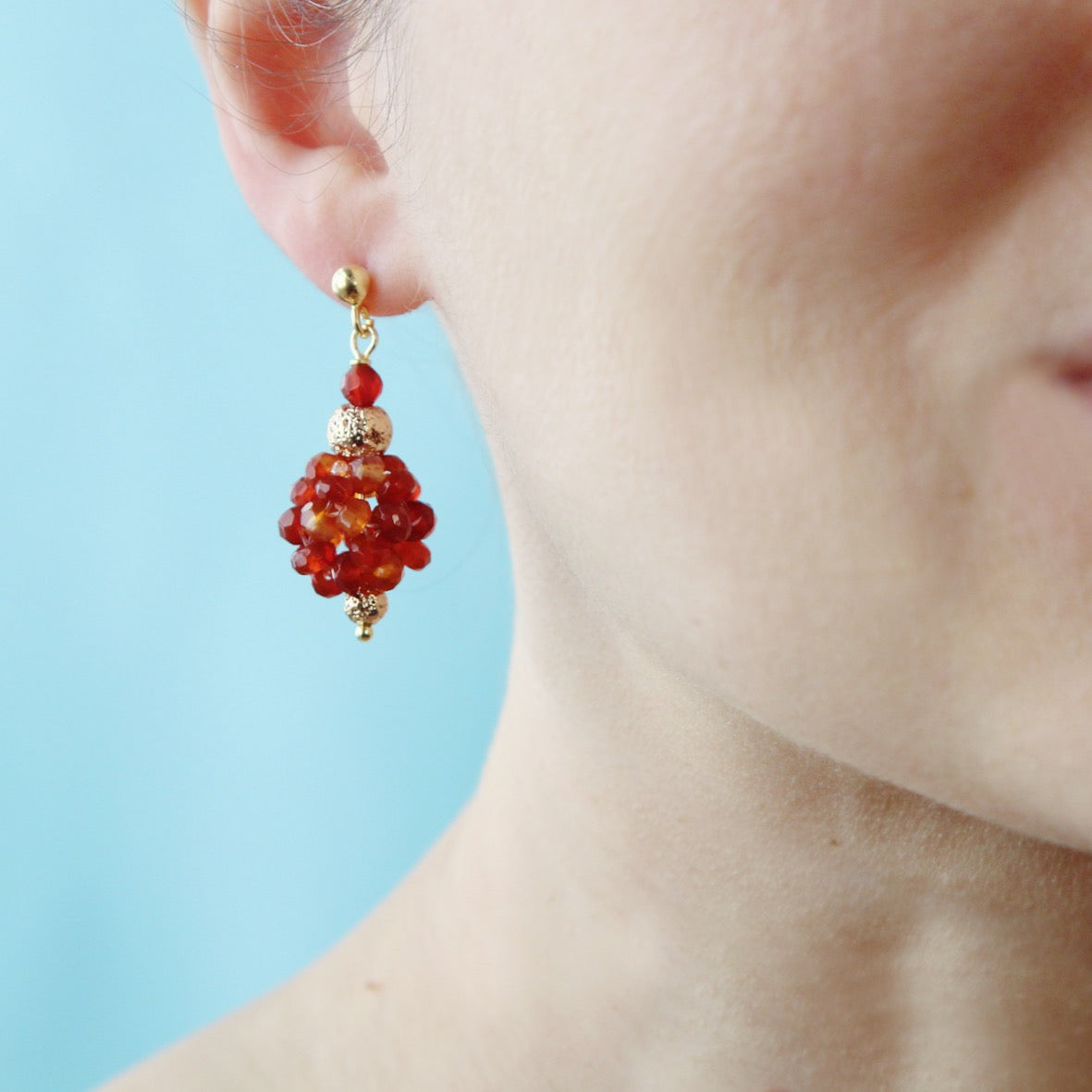 Orecchini More Arancio