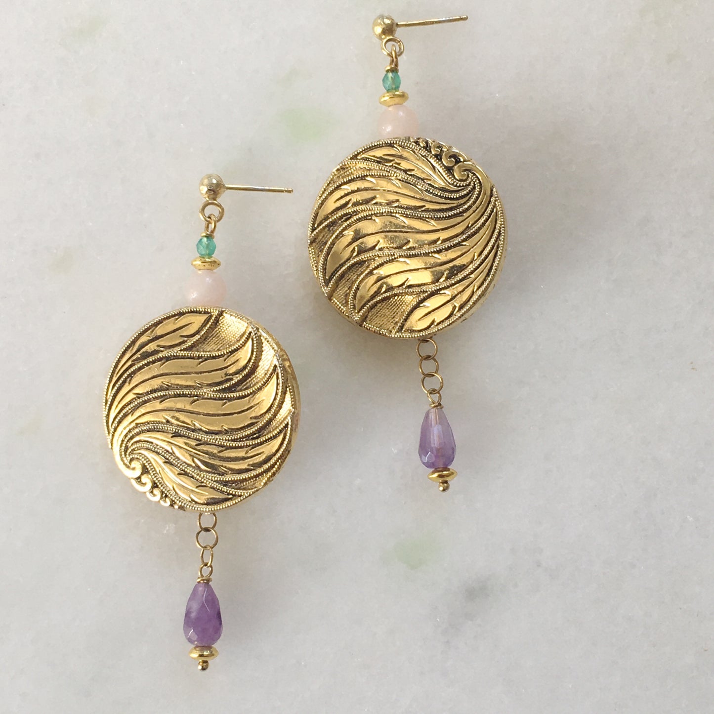 Orecchini Foglie al vento