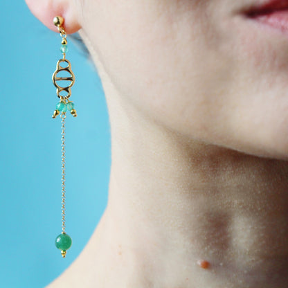 Orecchini Decò Verde