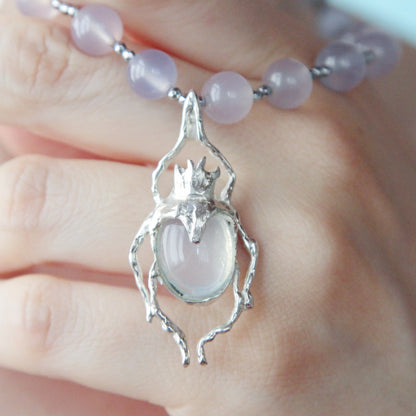 Collana scarabeo Luna