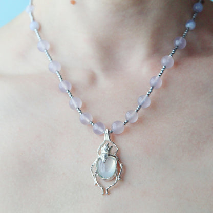 Collana scarabeo Luna