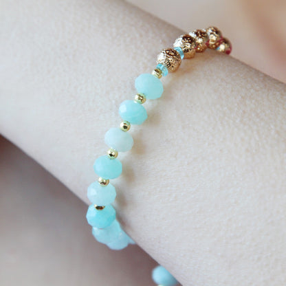 Bracciale Yin e Yang azzurro