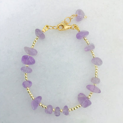 Bracciale essenziale Ametista