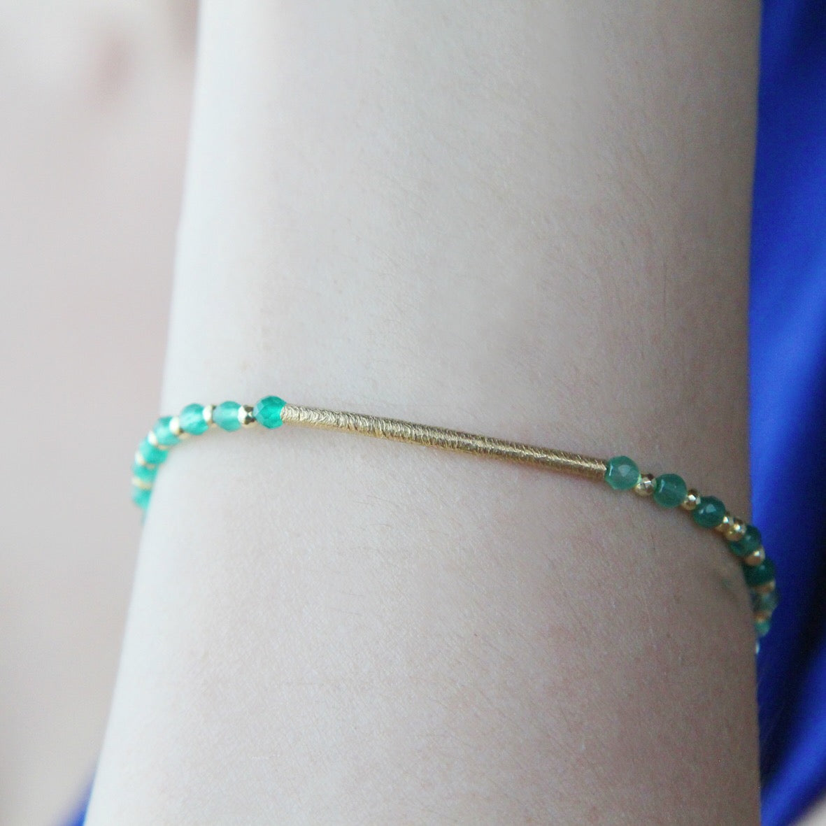 Bracciale luna giada