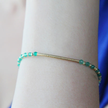 Bracciale luna giada