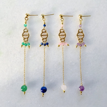 Orecchini Decò Viola