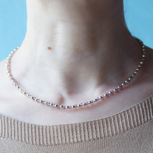 Collana Eterea Ametista