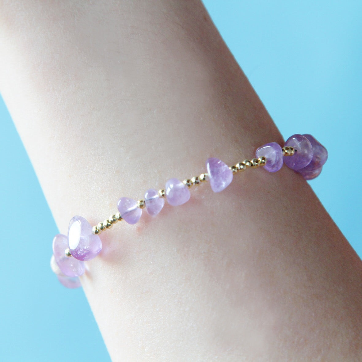 Bracciale essenziale Ametista