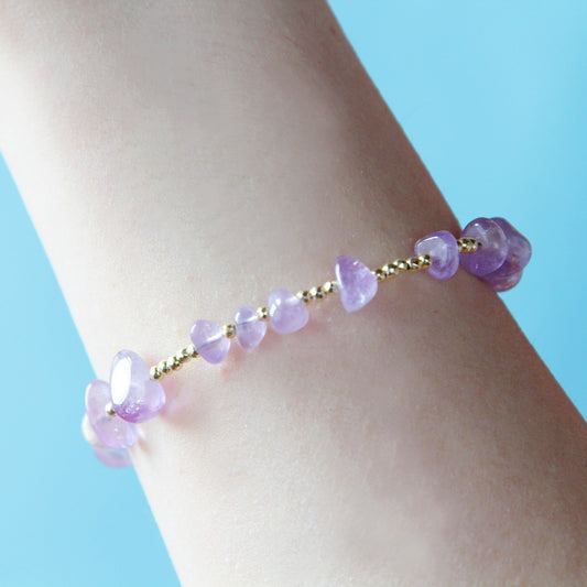 Bracciale essenziale Ametista