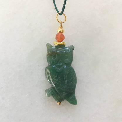 Ciondolo Gufo arancio