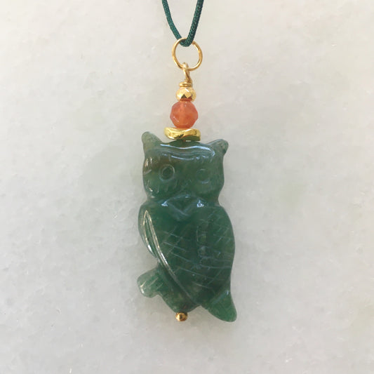 Ciondolo Gufo arancio