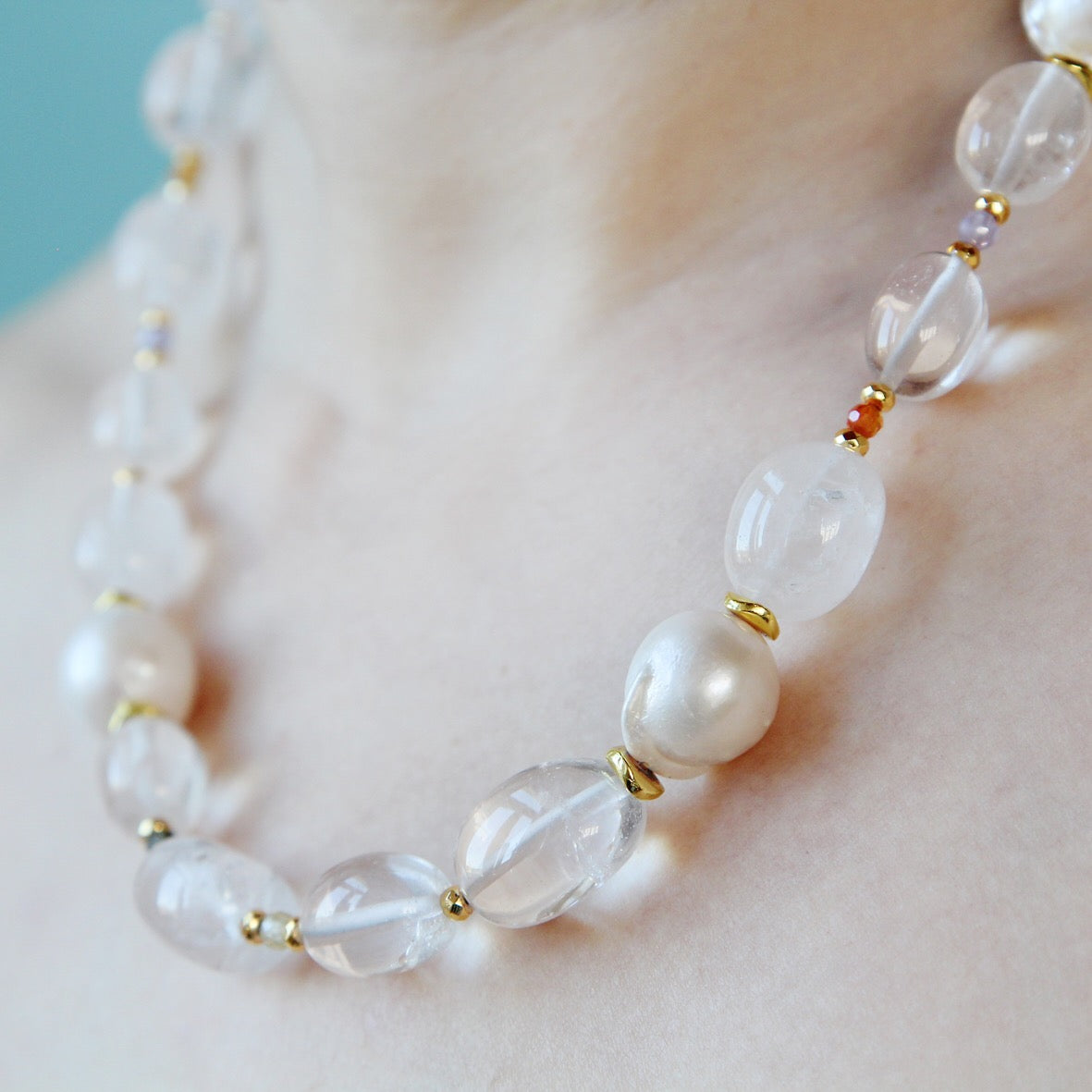 Collana Orchidea bianca