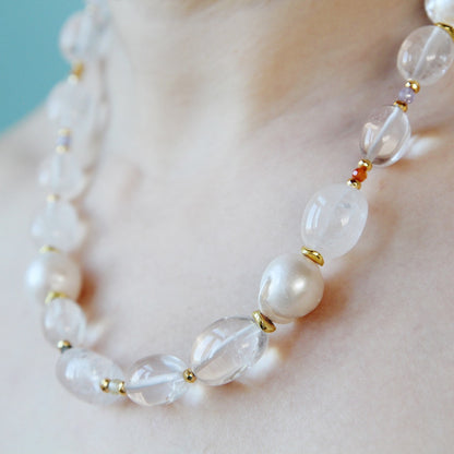 Collana Orchidea bianca