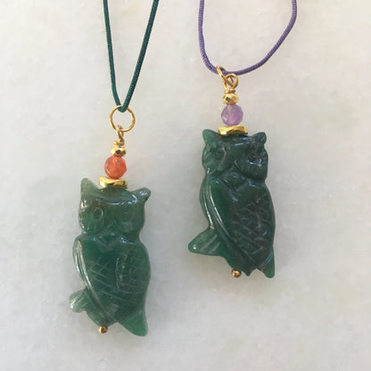 Ciondolo Gufo arancio