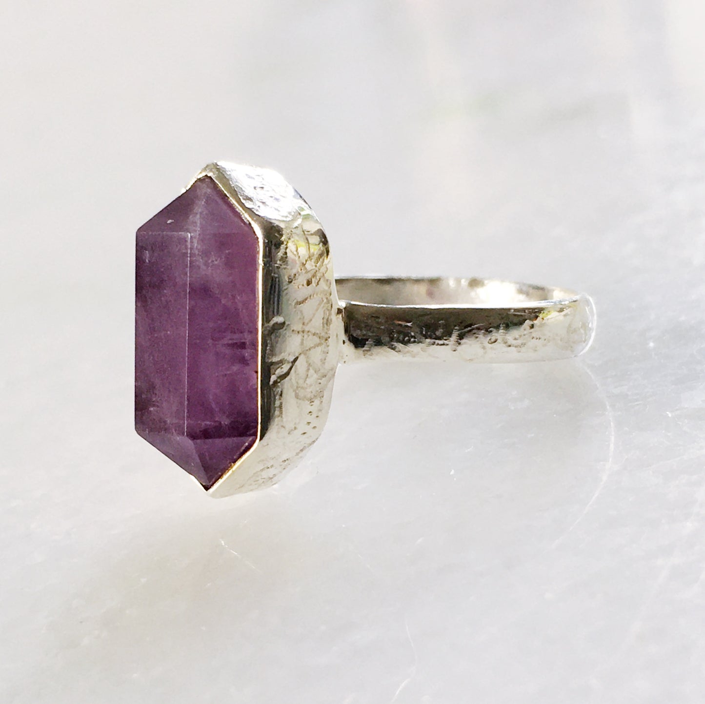 Anello cristallo di Ametista