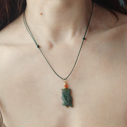 Ciondolo Gufo arancio