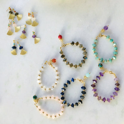 Bracciale cristallo grigio